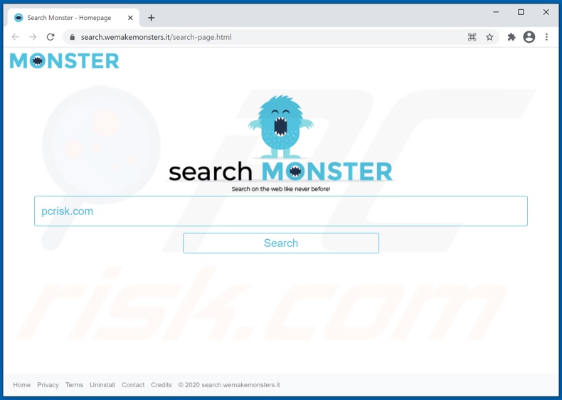 search.wemakemonsters.it browser hijacker