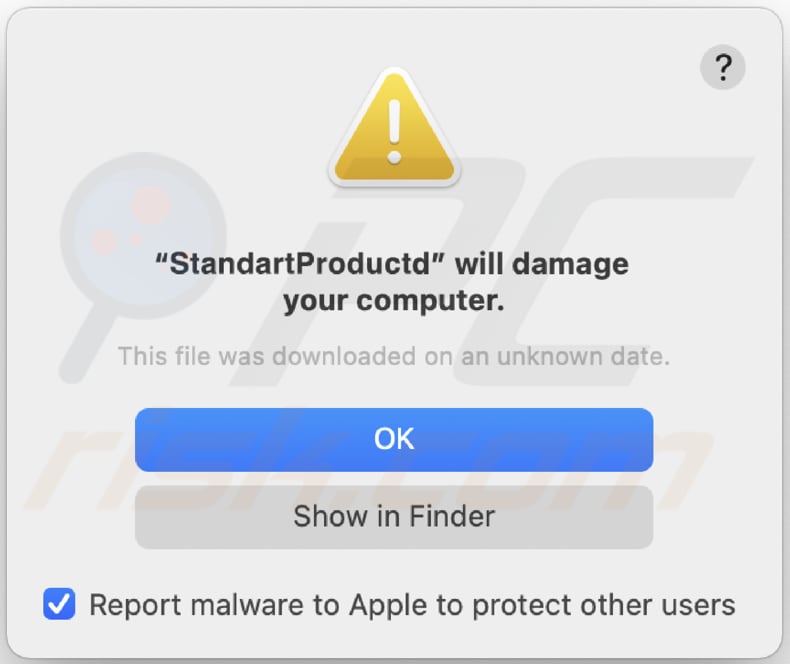 StandartProduct adware