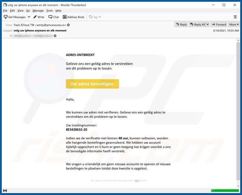 TrackForParcel.com Scam: A Fake Package Tracking Site