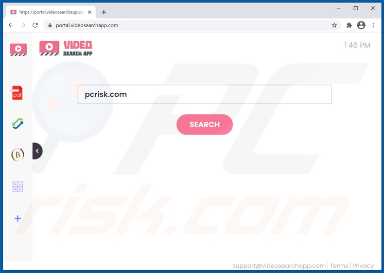 videosearchapp.com browser hijacker
