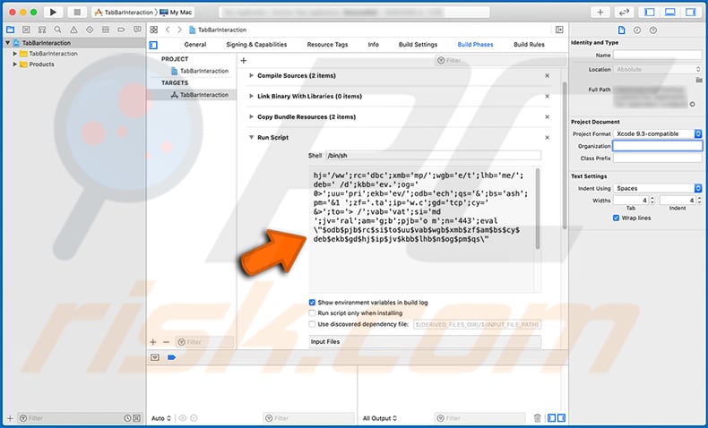 XcodeSpy malware installed EggShell backdoor 