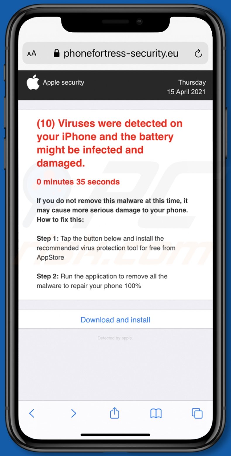 how to get malware off iphone