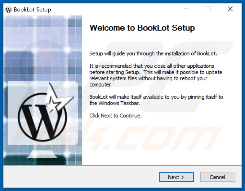 booklot adware installer