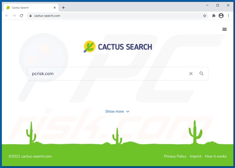 cactus-search.com browser hijacker