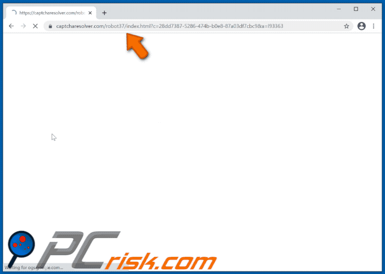 captcharesolver[.]com website appearance (GIF)