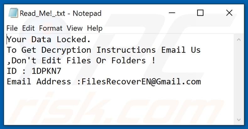 FilesRecoverEN ransomware text file (Read_Me!_.txt)