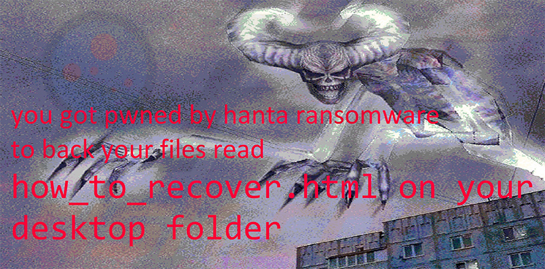 HANTA ransomware desktop wallpaper (2021-04-26)