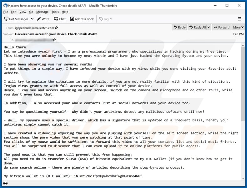 I am a professional programmer who specializes in hacking email scam email spam campaign