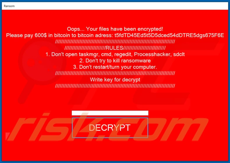 Kfuald decrypt instructions (pop-up)