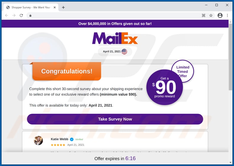 MailEx scam scam