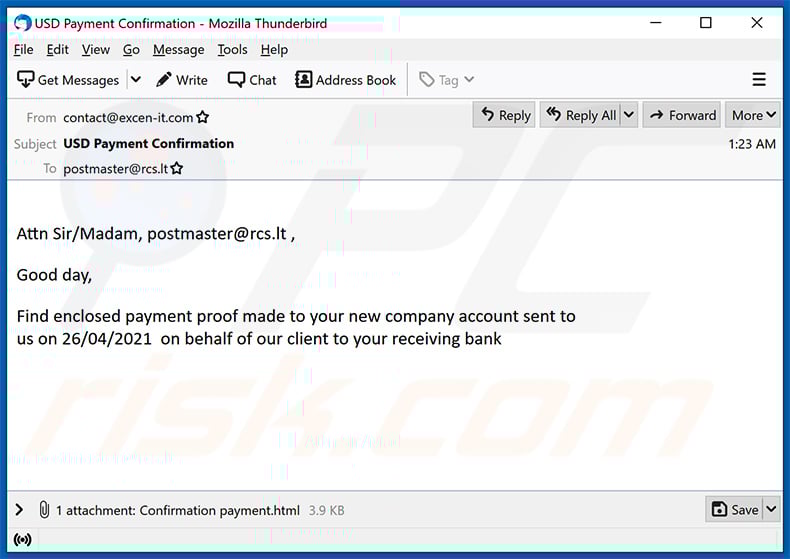 Attached Payment Invoice Email Scam Removal And Recovery Steps Updated