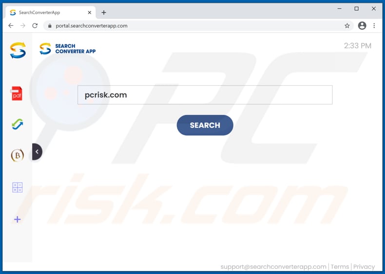 searchconverterapp.com browser hijacker