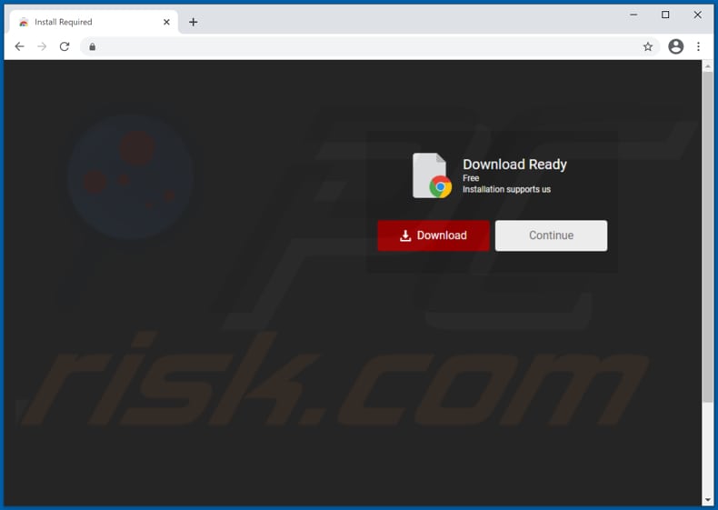 Website used to promote Show Tabs browser hijacker