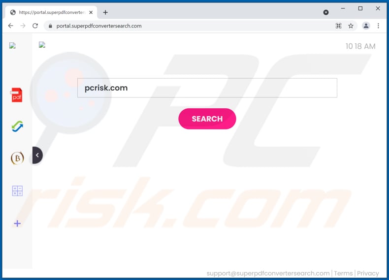 superpdfconvertersearch.com browser hijacker