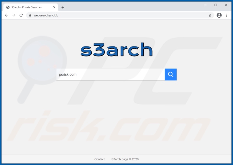 websearches.club browser hijacker