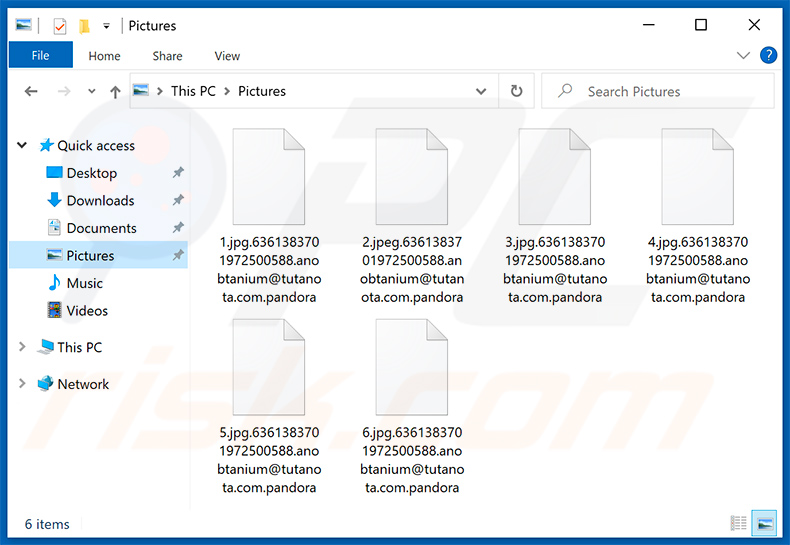 Zeoticus 2.0 encrypted files (.pandora extension)
