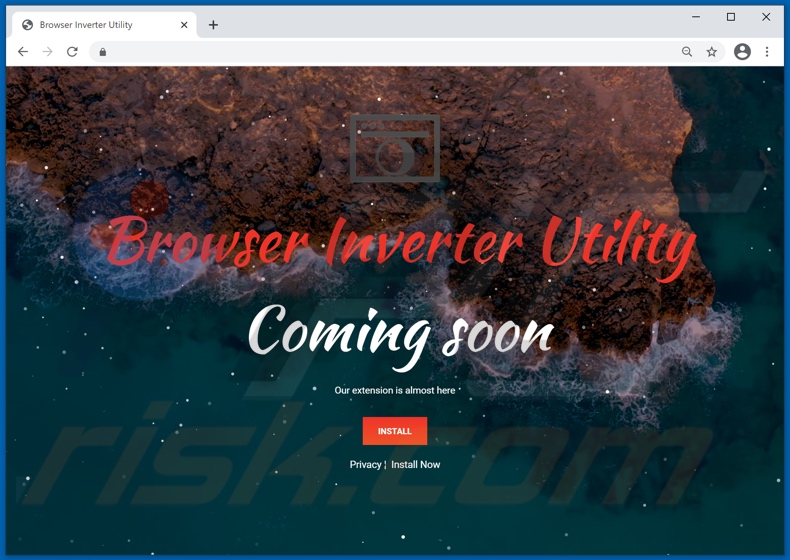 Browser Inverter Utility adware promoting website