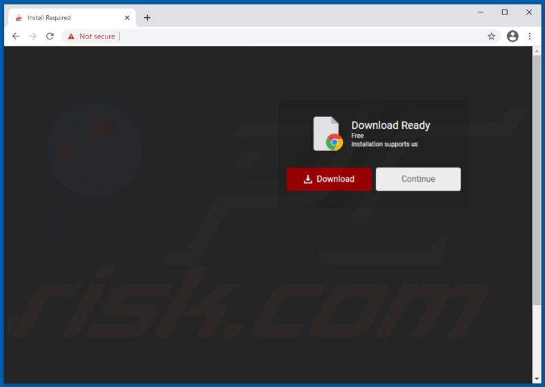 Website used to promote Focus Line browser hijacker