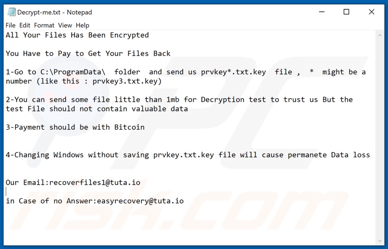 lockedFile (VoidCrypt) decrypt instructions (Decrypt-me.txt)