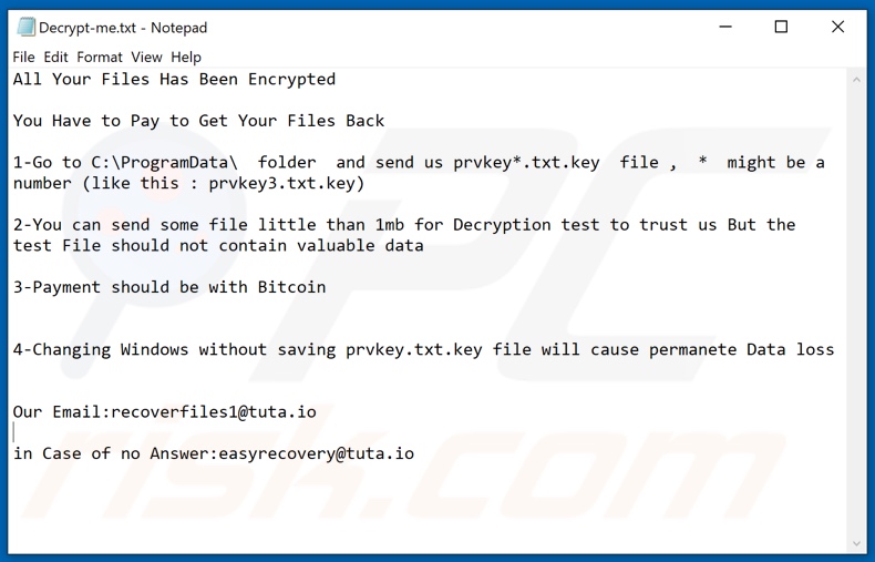 lockedFile (VoidCrypt) decrypt instructions (Decrypt-me.txt)