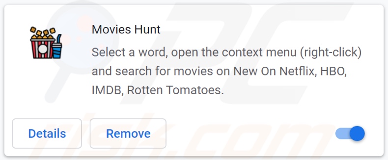 Movies Hunt adware