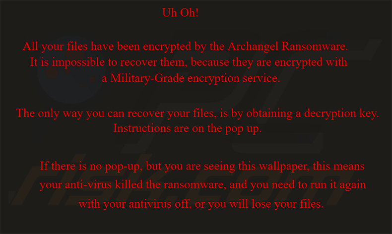 Nitro Ransomware desktop wallpaper (2021-05-04)