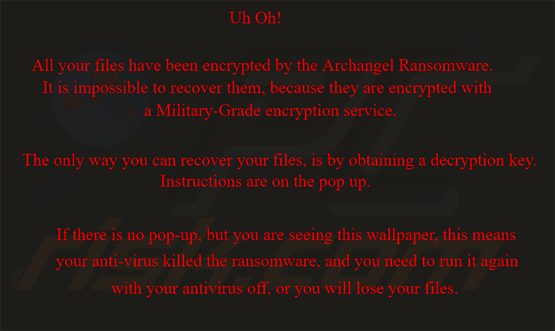 Nitro Ransomware desktop wallpaper (2021-05-04)