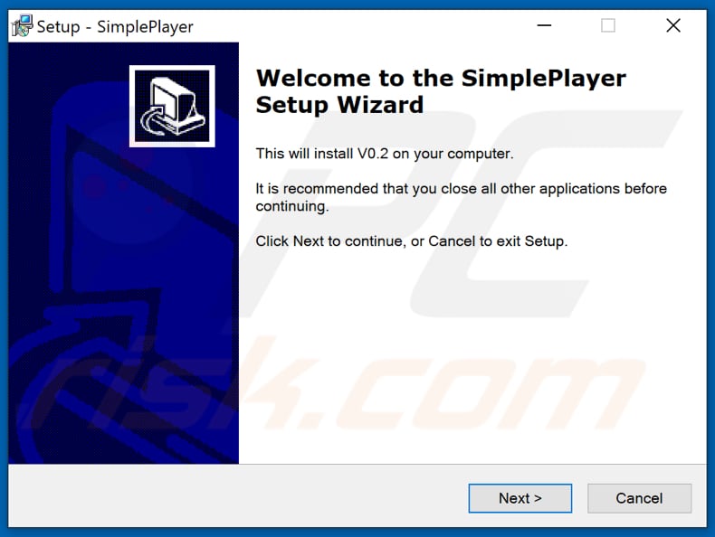 SimplePlayer PUA installation setup