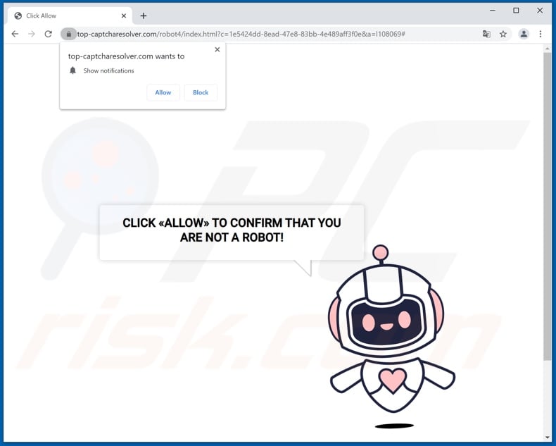 top-captcharesolver[.]com pop-up redirects