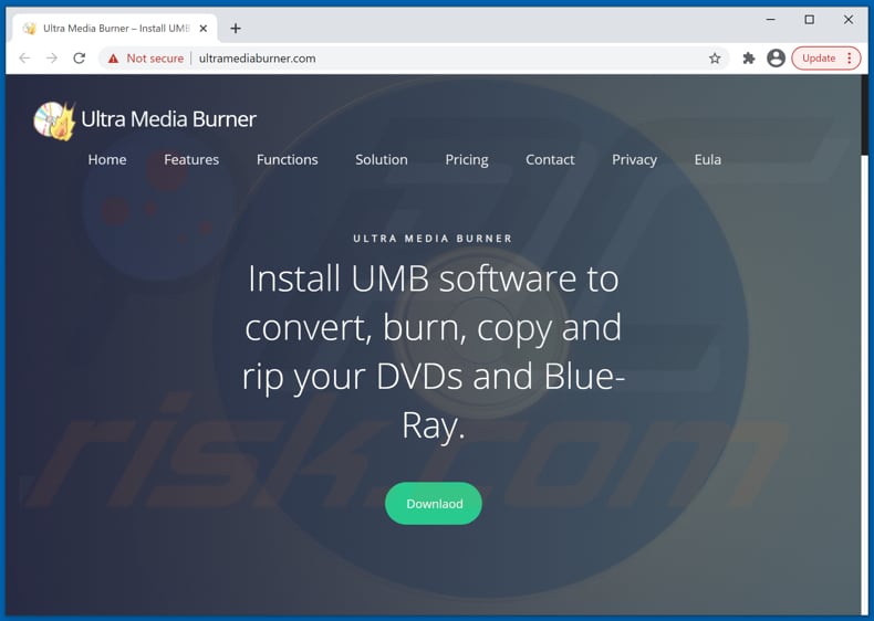 ultra media burner adware promoter