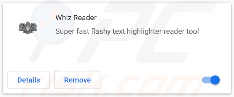 Whiz Reader adware