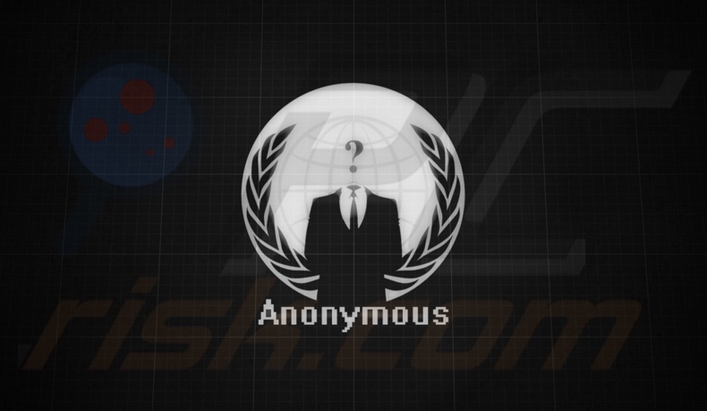 Anonymous ransomware wallpaper