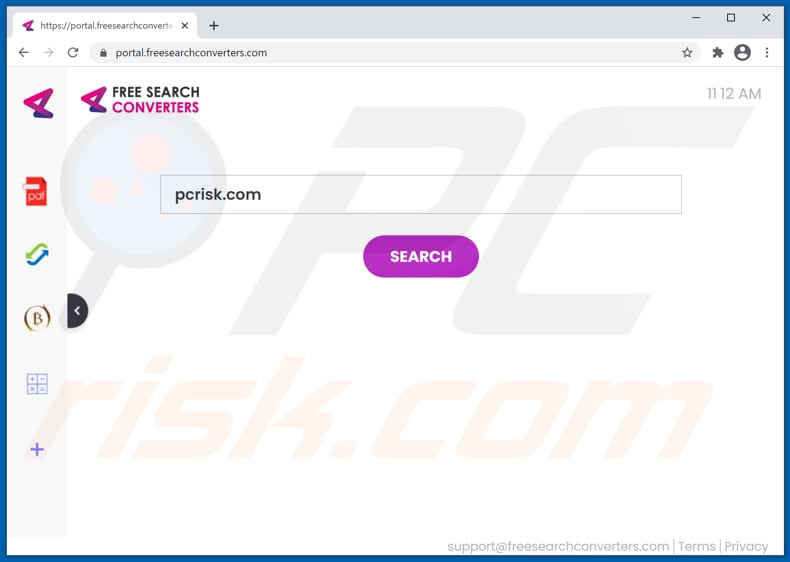 freesearchconverters.com browser hijacker