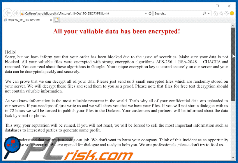 gpay ransomware ransom note gif