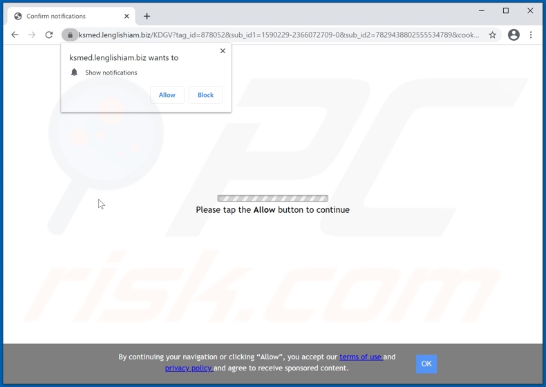 lenglishiam[.]biz pop-up redirects