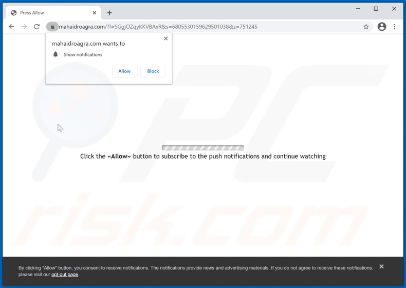 mahaidroagra[.]com pop-up redirects