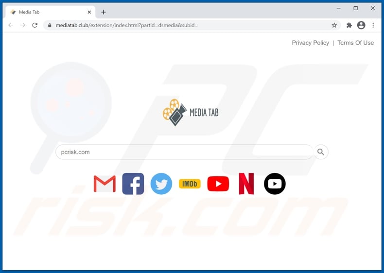 mediatab.club browser hijacker