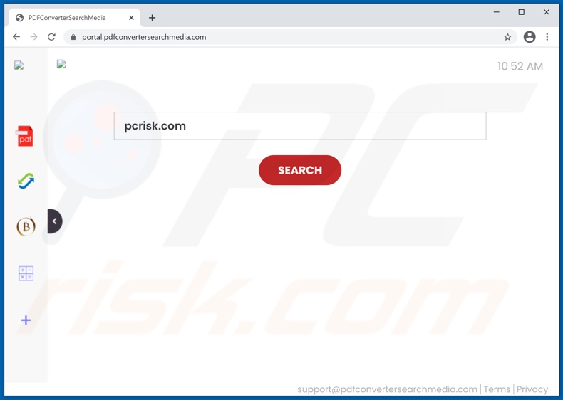 pdfconvertersearchmedia.com browser hijacker