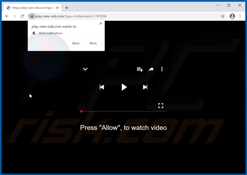 play-new-vids[.]com pop-up redirects