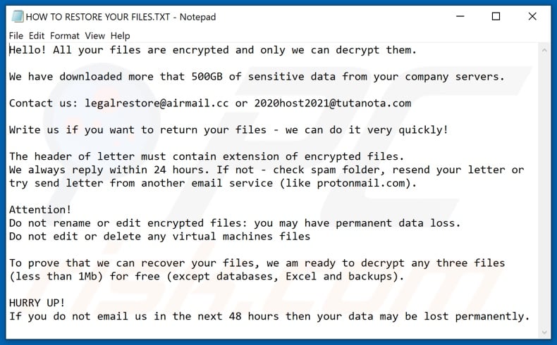 Rxqcpjoai decrypt instructions (HOW TO RESTORE YOUR FILES.TXT)