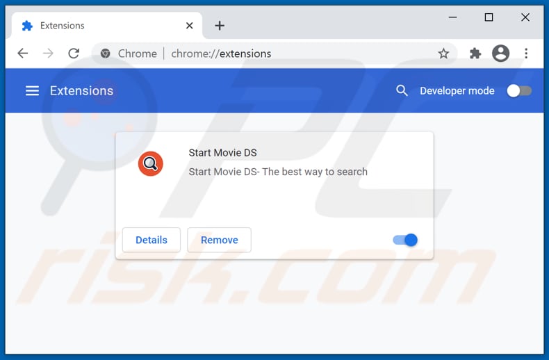 Removing search.movieapp.net related Google Chrome extensions