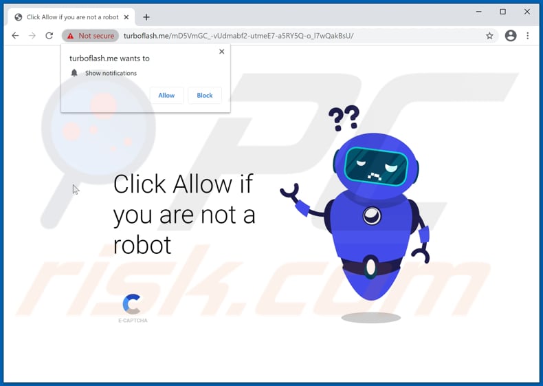 turboflash[.]me pop-up redirects