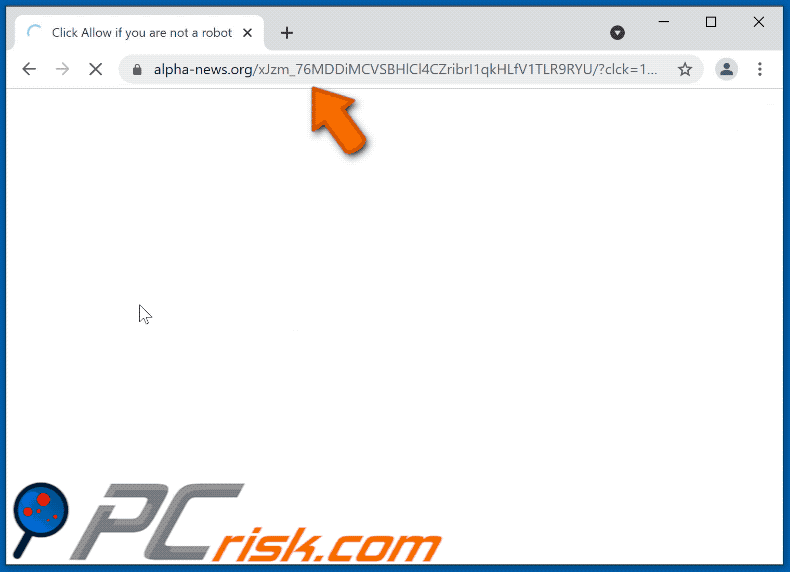 alpha-news[.]org website appearance (GIF)