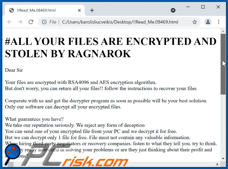 Hela ransomware ransom note appearance GIF (!!Read_Me.[random_number].html)