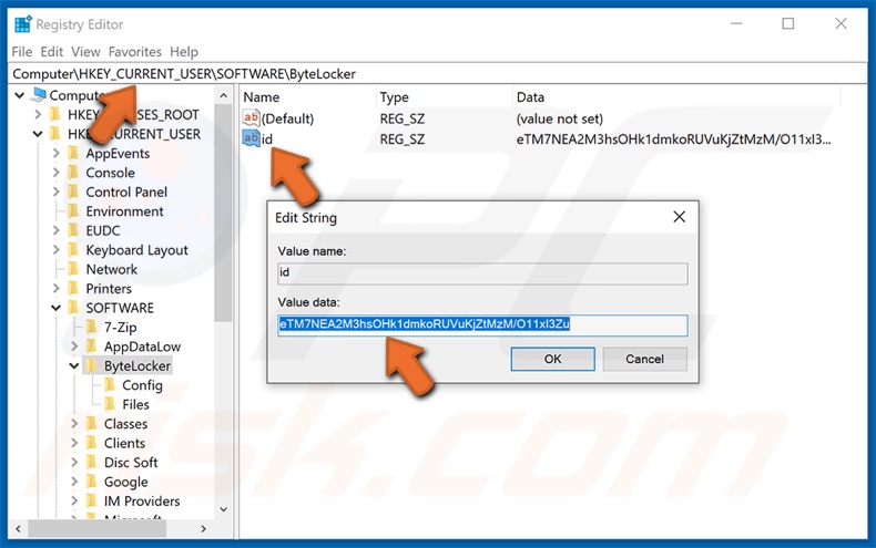 JanusLocker ransomware decryption password location