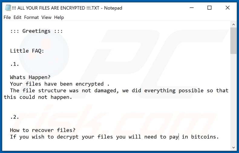 Kikiriki decrypt instructions (!!! ALL YOUR FILES ARE ENCRYPTED !!!.TXT)