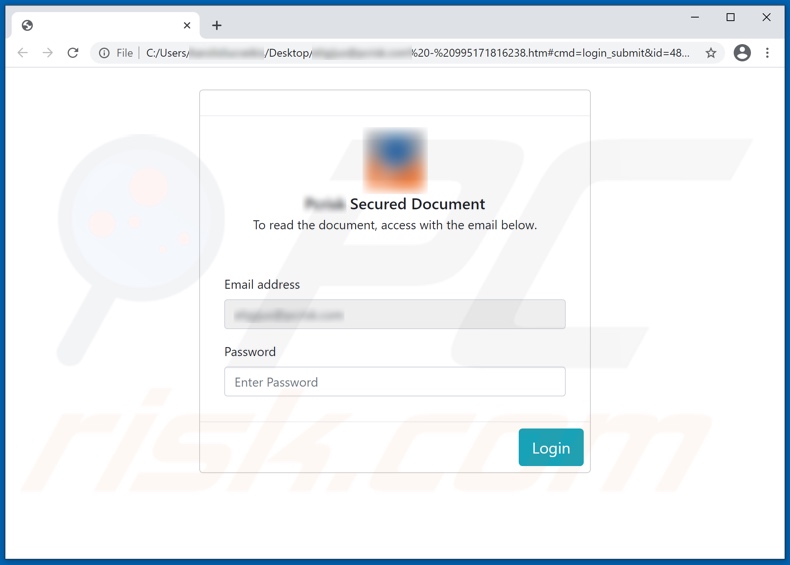 RingCentral scam email phishing attachment