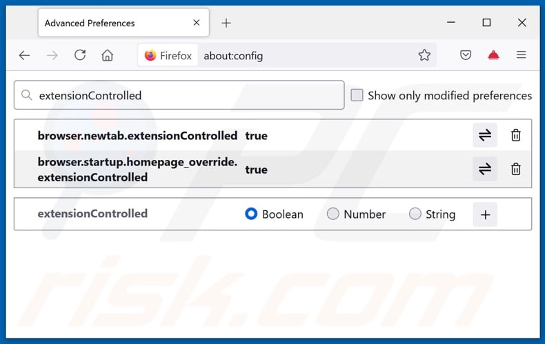 Removing search.safe2search.com from Mozilla Firefox default search engine