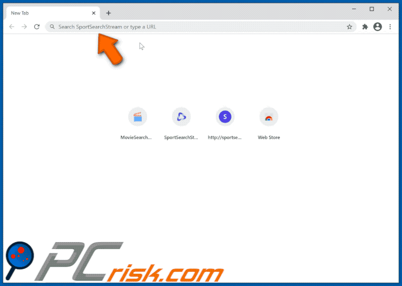 sportsearchstream browser ijacker sportsearchstream.com shows searchlee.com results