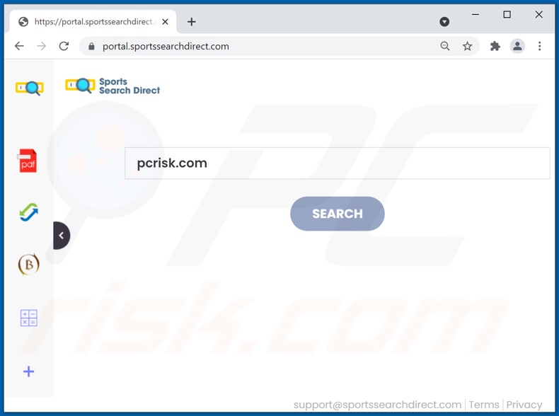 sportssearchdirect.com browser hijacker